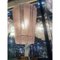 Lanterna in vetro di Murano rosa trasparente e sabbiato di Simoeng, Immagine 3