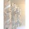 Lampadario Ricci in vetro di Murano bianco e trasparente di Simoeng, Immagine 4