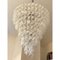 Transparent and White Ricci Murano Glass Chandelier by Simoeng, Image 7