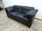 Leather Ds 17 2-Seater Sofa in Black by Robert Haussmann for de Sede, 1981 3