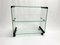 Tempered Glass and Steel Trolley by Gallotti & Radice, 1970s, Image 6