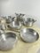 Mid-Century Italian Aluminum and Copper Cooking Pots, 1930s, Set of 11 7