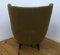 Danish Olive Green Mohair Wing Lounge Chair, 1960s 7