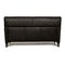 Leather Two-Seater Black Sofa from WK Wohnen 9