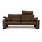 Braunes CL 100 Drei-Sitzer Sofa aus Leder von Erpo 1