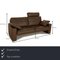 Braunes CL 100 Drei-Sitzer Sofa aus Leder von Erpo 2
