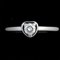 Diamant Leger Heart Ring with Diamond in White Gold from Cartier 5