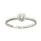 Diamant Leger Heart Ring with Diamond in White Gold from Cartier 2