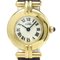 Must Colisee Gold Plated and Leather Quartz Ladie's Watch from Cartier 1