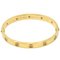 Love Armband mit Volldiamant aus Gelbgold von Cartier 5