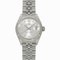 Datejust 28 279174g Casuale argento X 9p Star/Ix Diamond orologio da donna di Rolex, Immagine 1
