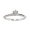 Anello solitario con diamanti in platino di Tiffany & Co., Immagine 2