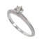 Anello solitario con diamanti in platino di Tiffany & Co., Immagine 5