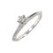 Anello solitario con diamanti in platino di Tiffany & Co., Immagine 1