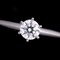 Solitaire Ring in Platinum from Tiffany & Co., Image 4