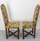Mid-Century French Dining Chairs in Chestnut and Upholstery, 1960s, Set of 6, Image 10