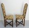 Mid-Century French Dining Chairs in Chestnut and Upholstery, 1960s, Set of 6, Image 6