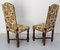Mid-Century French Dining Chairs in Chestnut and Upholstery, 1960s, Set of 6 9