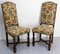 Mid-Century French Dining Chairs in Chestnut and Upholstery, 1960s, Set of 6 5