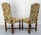 Mid-Century French Dining Chairs in Chestnut and Upholstery, 1960s, Set of 6 7