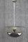 Lámpara de araña Bauhaus cromada atribuida a Anyz, Checoslovaquia, años 30, Imagen 2
