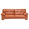 Brown Leather Sofa from Roche Bobois, 1990s, Image 1