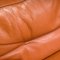 Sofá de cuero marrón de Roche Bobois, años 90, Imagen 9