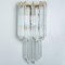 Large Venini Style Clear Gold and Glass Sconces, 1970, Set of 2 3