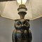 Lámparas de mesa Owl atribuidas a Loevsky & Loevsky, 1965. Juego de 2, Imagen 2