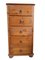 Vintage Pine Country Tallboy Chest of Drawers, 1980s, Image 1