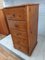 Vintage Pine Country Tallboy Chest of Drawers, 1980s 7
