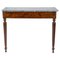 19th Century Louis Philippe Mahogany and Marble Top Console Table 1