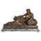 Napoleon Sculpture of Cleopatra Reclining Sculpture from Barbedienne 1