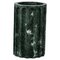 Handmade Column Vase in Satin Black Marquina Marble by Fiammetta V. 5