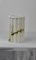 Vaso a colonna in marmo travertino satinato fatto a mano di Fiammetta V., Immagine 15