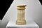 Vaso a colonna in marmo travertino satinato fatto a mano di Fiammetta V., Immagine 4