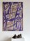 Alfred Lerond, Composición abstracta, Pastel sobre papel, Enmarcado, Imagen 1