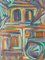 Patrick Bourdin, Kubistisches Abstraktes Gebäude, Leinwandbild 4