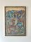 Patrick Bourdin, Bâtiment abstrait cubiste, Peinture sur toile 1