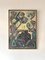 Patrick Bourdin, Cubist Abstract Garden, Canvas Painting 1