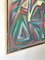 Patrick Bourdin, Cubist Abstract Garden, Canvas Painting 4