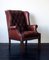 Buttoned Leather Wing Chesterfield Lounge Chair, 1970s, Image 1