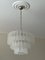 Murano Kronleuchter mit röhrenförmigen Prismen aus Klarglas 2