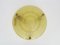 Art Deco 1-Light Basin Pendant Light in Yellow Glass Paste, 1930s 4