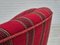Danish Lounge Chair in Red Furniture Wool, 1950s 10
