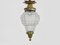 Louis XV Style Hall Lantern in Bronze and Glass Globe, 1920s, Image 1