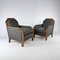 Art Deco Club Chairs, France, 1930s, Set of 2 10