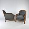 Art Deco Club Chairs, France, 1930s, Set of 2 16
