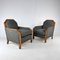 Art Deco Club Chairs, France, 1930s, Set of 2 1