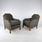 Art Deco Club Chairs, France, 1930s, Set of 2 9